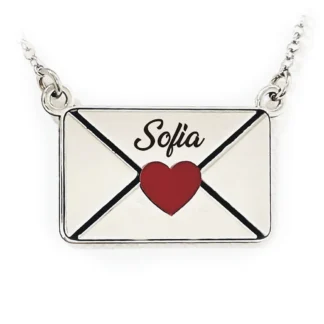 Collana messaggio con nome