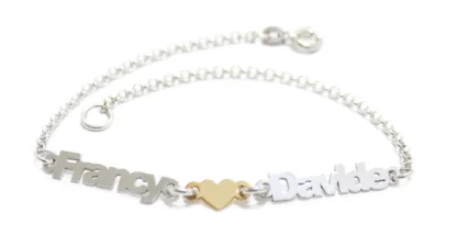 Bracciale personalizzabile 2 nomi