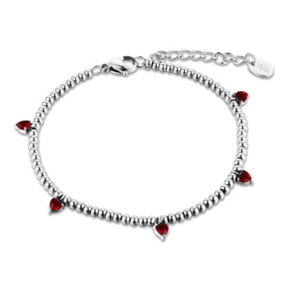 Bracciale cuori pendenti