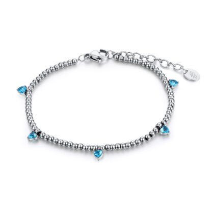 Bracciale cuori pendenti